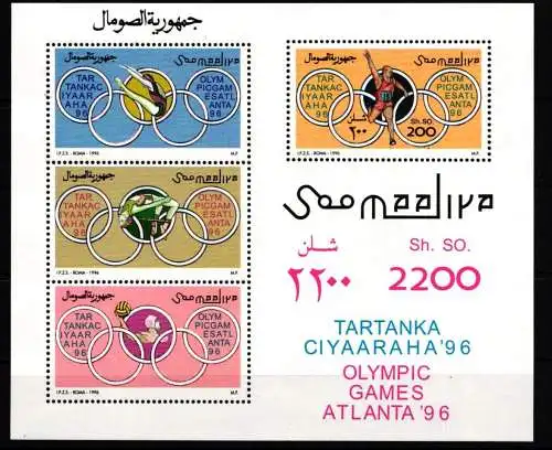 Somalia Block 38 postfrisch #HV195