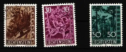 Liechtenstein 399-401 gestempelt #HM462