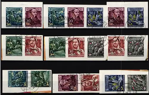 DDR Zd aus Block 13 gestempelt komplett #HZ081