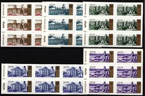 Russland 1045-1049 postfrisch als 6er Blöcke Bogenrand #HR363