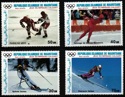 Mauretanien 912-915 postfrisch Olympische Spiele #HQ527