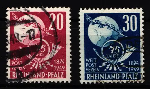 Fr. Zone Rheinland-Pfalz 51-52 gestempelt #HZ900