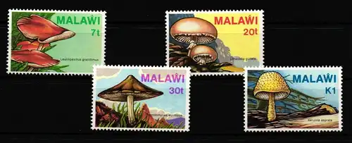 Malawi 441-444 postfrisch Pilze #HQ290