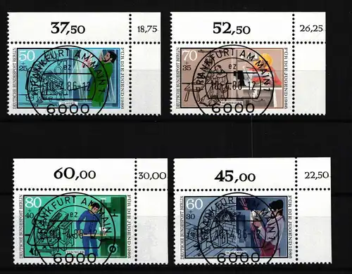 Berlin 754-757 gestempelt KBWZ #HW544