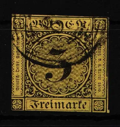 Baden 2a gestempelt angeschnitten #HM303