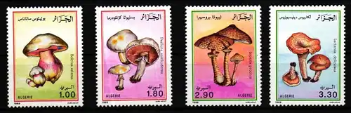 Algerien 1010-1013 postfrisch Pilze #HQ647