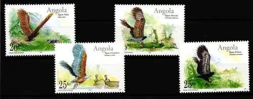 Angola 1715-1718 postfrisch Vögel #HQ337