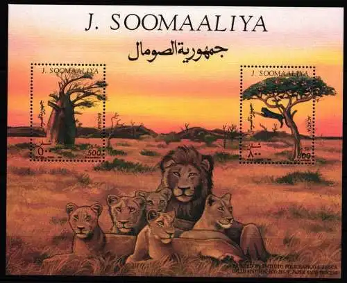 Somalia Block 34 postfrisch #HV196