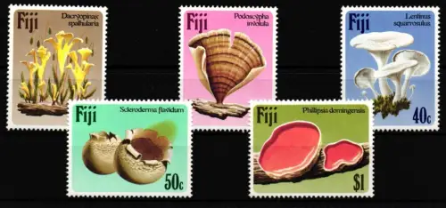 Fidschi Inseln 494-498 postfrisch Pilze #HQ190