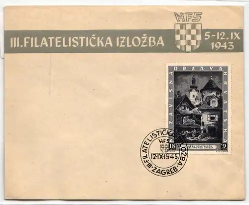 Kroatien 115 als Ersttagsbrief #HM999