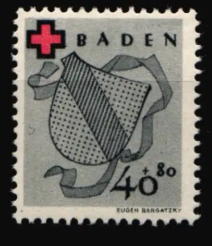 Fr. Zone Baden 45A postfrisch #HZ021