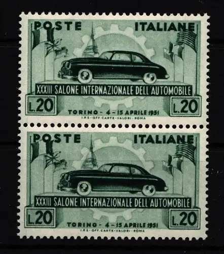 Italien 828 postfrisch senkrechtes Paar #HW759