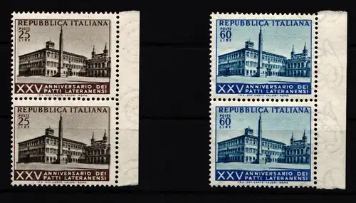 Italien 908-909 postfrisch Paare #HW790