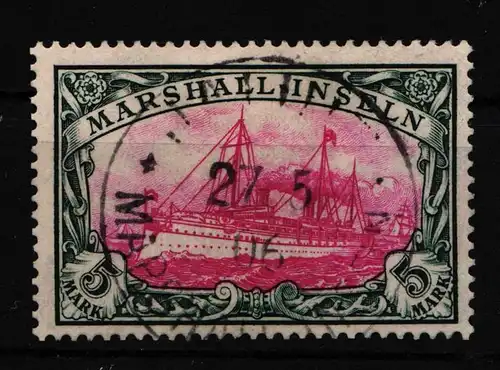 Deutsche Kolonien Marshall-Inseln 25 gestempelt geprüft Bothe BPP #HZ710