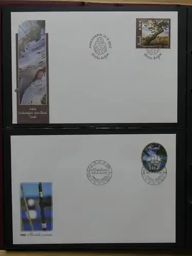 Aland Sammlung von FDC aus Ende der 90er bis ca. 2006 #LW636