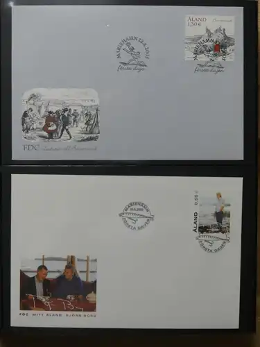 Aland Sammlung von FDC aus Ende der 90er bis ca. 2006 #LW636