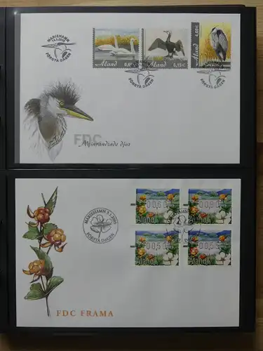 Aland Sammlung von FDC aus Ende der 90er bis ca. 2006 #LW636