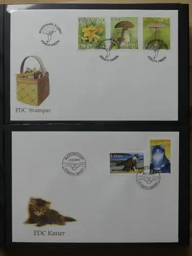 Aland Sammlung von FDC aus Ende der 90er bis ca. 2006 #LW636