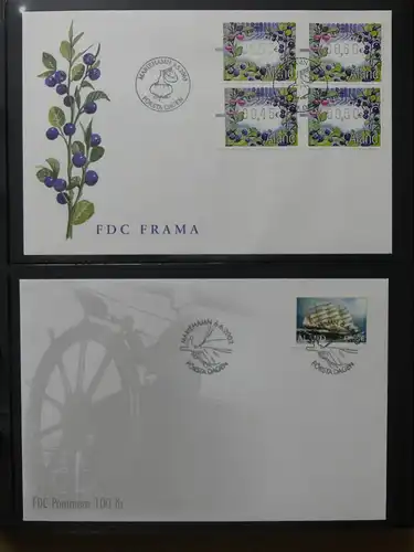 Aland Sammlung von FDC aus Ende der 90er bis ca. 2006 #LW636