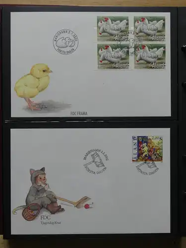 Aland Sammlung von FDC aus Ende der 90er bis ca. 2006 #LW636