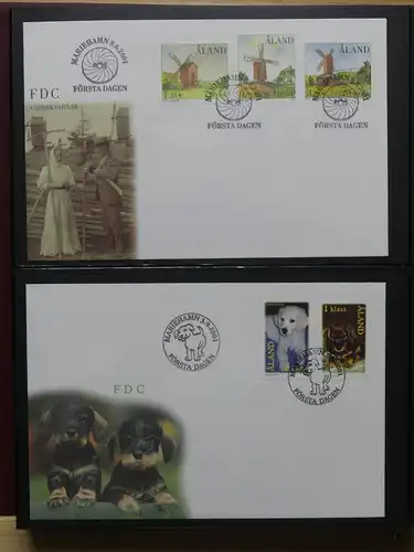 Aland Sammlung von FDC aus Ende der 90er bis ca. 2006 #LW636