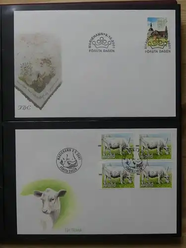 Aland Sammlung von FDC aus Ende der 90er bis ca. 2006 #LW636