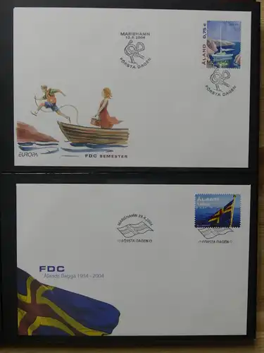 Aland Sammlung von FDC aus Ende der 90er bis ca. 2006 #LW636