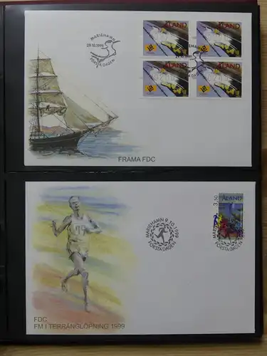 Aland Sammlung von FDC aus Ende der 90er bis ca. 2006 #LW636