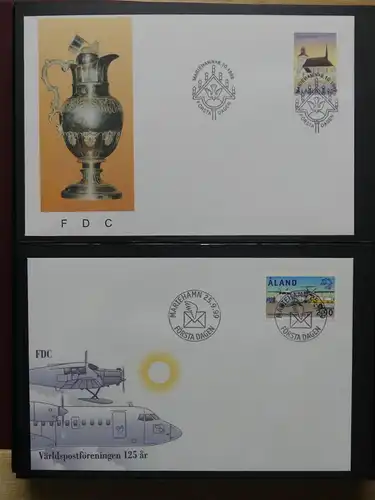 Aland Sammlung von FDC aus Ende der 90er bis ca. 2006 #LW636