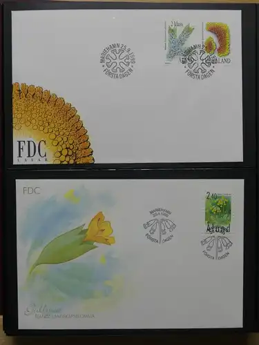 Aland Sammlung von FDC aus Ende der 90er bis ca. 2006 #LW636