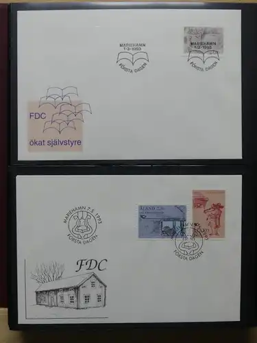 Aland Sammlung von FDC aus Ende der 90er bis ca. 2006 #LW636