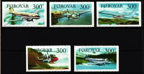 Färöer Inseln 125-129 postfrisch #HV293