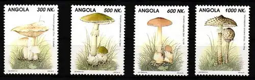 Angola 945-948 postfrisch Pilze #HQ634