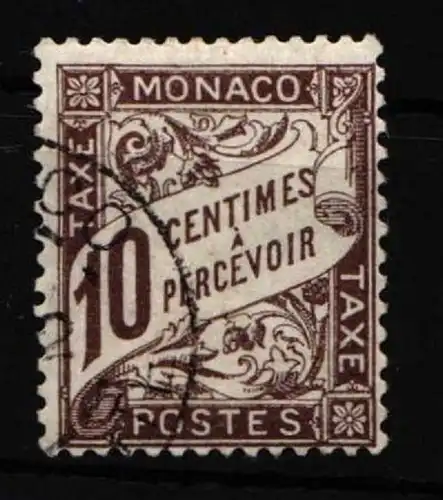 Monaco Portomarken P 7 gestempelt #HM499