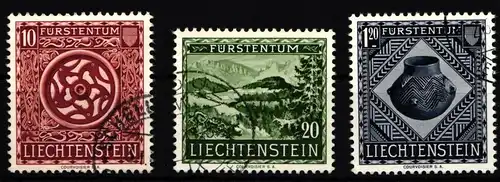 Liechtenstein 319-321 gestempelt #HR682