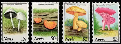 Nevis 475-478 postfrisch Pilze #HQ459