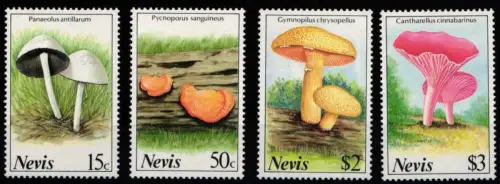Nevis 475-478 postfrisch Pilze #HQ459