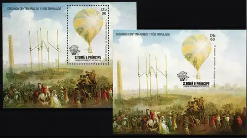 Sao Tome Block 127 A+B postfrisch #HR536