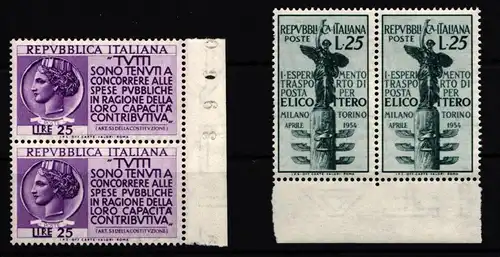 Italien 910-911 postfrisch Paare #HW792