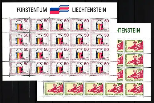 Liechtenstein 945-946 gestempelt Kleinbogensatz #HW977