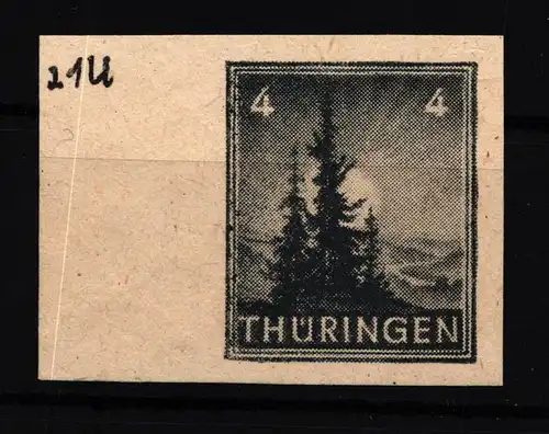 SBZ 93 AY z1 U postfrisch geprüft Ströh BPP #HN105