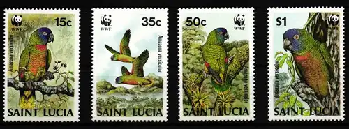 St. Lucia 909-912 postfrisch WWF #HQ576