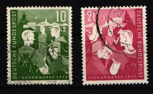 BRD Bund 153-154 gestempelt #IC149