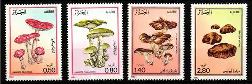 Algerien 827-830 postfrisch Pilze #HQ646