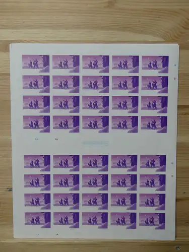 Montserrat 605-608 postfrisch als ungezähnte Phasendruck Bögen, 32 Bögen #IA607