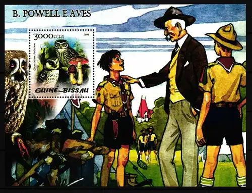 Guinea Bissau Block 481 postfrisch Pilze #HQ700