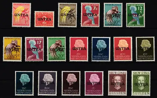 Indonesien West-Neuguinea 1-15 postfrisch UNTEA Vereinte Nationen #IA585