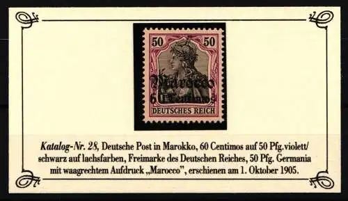 Deutsche APA Marokko 28 postfrisch #HM824