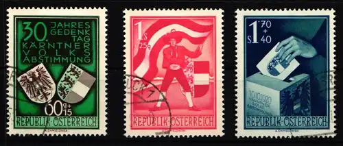 Österreich 952-954 gestempelt #HW744