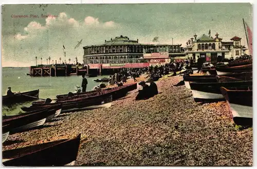 AK Southsea Clarence Pier 1907 #PM488